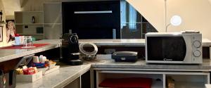 Kuchyň nebo kuchyňský kout v ubytování Loft Piazza Università