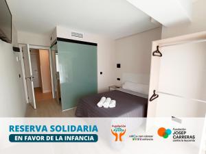 Postel nebo postele na pokoji v ubytování Bahia Rooms Cantabria 3000