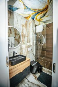 Koupelna v ubytování Fit Residence II