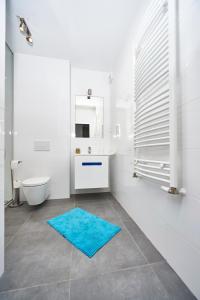Koupelna v ubytování Cube Apartamenty
