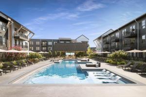 an image of a swimming pool at a apartment complex at Blueground Round Rock pool nr Chisholm Trail ATX-325 in Austin