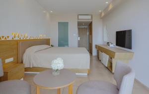 Телевизор и/или развлекательный центр в Seasons Hotel (Adults Only)