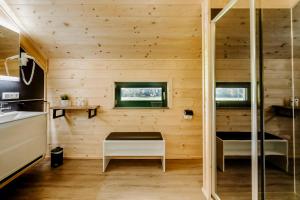 Kuchyň nebo kuchyňský kout v ubytování Clofers Relax Residences Rattendorf
