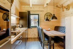Kuchyň nebo kuchyňský kout v ubytování Clofers Relax Residences Rattendorf
