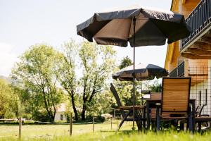 Zahrada ubytování Clofers Relax Residences Rattendorf