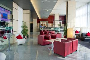 The lobby or reception area at Pannonia Tower