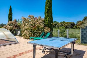 Stolní tenis v ubytování Joli Studio Au Bord De La Rivière - nebo okolí