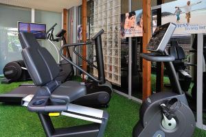 Fitness centrum a/nebo fitness zařízení v ubytování Hotel Venezia