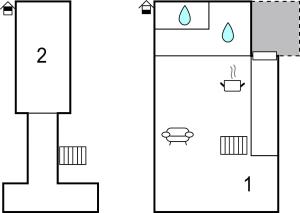 Půdorys ubytování Ferienhaus In Grossklein