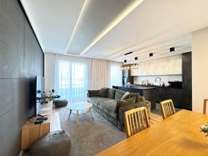 Posezení v ubytování Panorama Capital SkyRiver Residence