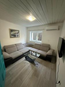 Posezení v ubytování Apartment in Old Town- with parking