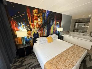 Voodi või voodid majutusasutuse Lighthouse Suites toas