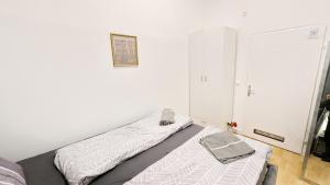 Postel nebo postele na pokoji v ubytování Comfortable rooms in Lugner City area HE