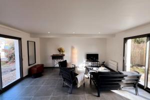 Χώρος καθιστικού στο Maison Libourne 2 Chambres