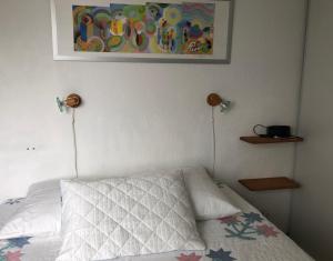 Katil atau katil-katil dalam bilik di Appartement T2 Hourtin Port
