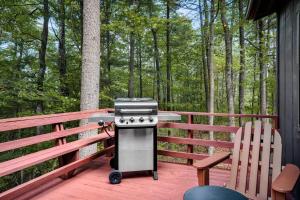 Gril dostupný pro hosty v prázdninového domu