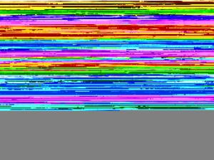 einem Stapel mit regenbogenfarbenen Linien auf weißem Hintergrund in der Unterkunft Apartment Castillo de Santa Clara-1 by Interhome in Torremolinos