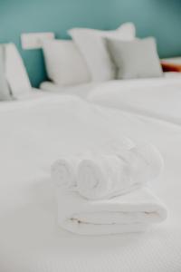 Postel nebo postele na pokoji v ubytování Hotel Castillete