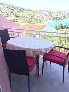 Balkón nebo terasa v ubytování Apartments Pisac
