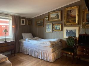 Voodi või voodid majutusasutuse Hotell Vaxblekaregården toas