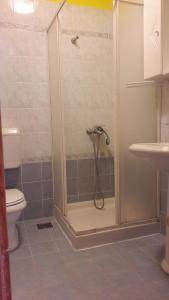 Koupelna v ubytování Apartments Tea