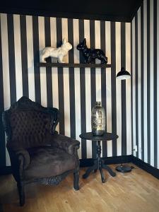 Istumisnurk majutusasutuses Hotell Vaxblekaregården