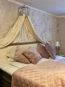 Voodi või voodid majutusasutuse Hotell Vaxblekaregården toas