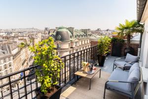 Μπαλκόνι ή βεράντα στο Hôtel Pont Royal Paris