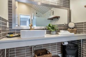 Skyline Suite with Penthouse & Rooftop Deck 6BR by Maddox Hotel的一间浴室