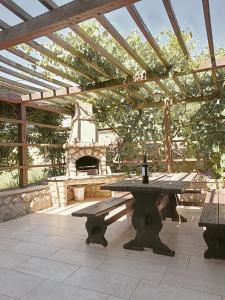 Patio nebo venkovní prostory v ubytování Apartman BARONI