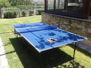 Stolní tenis v ubytování Ariadni Hotel Bungalows nebo okolí