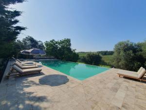 Πισίνα στο ή κοντά στο Luxury Villa Basilio Chianti