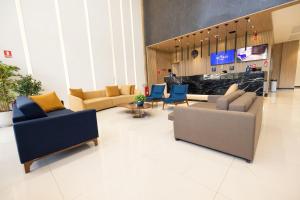 Rota 44 Hotel的休息区
