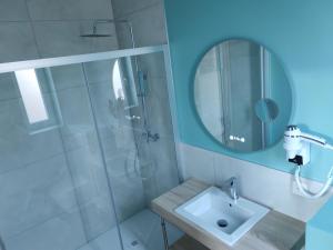 Salle de bains dans l'établissement Sea view