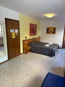 Postel nebo postele na pokoji v ubytování Hotel Benacus