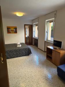 TV a/nebo společenská místnost v ubytování Hotel Benacus