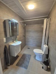 Koupelna v ubytování Glamping Odenlund