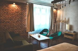 Istumisnurk majutusasutuses Apartmány Švejdom dom, centrum Bojnice