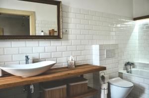 Vannituba majutusasutuses Apartmány Švejdom dom, centrum Bojnice