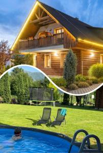 Bazén v ubytování Apartmány Roháče nebo v jeho okolí