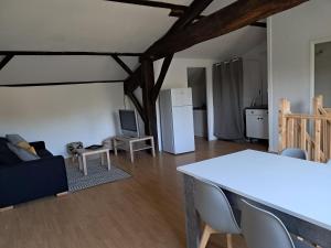 TV a/nebo společenská místnost v ubytování Appartement à 15 min des plages Montalivet