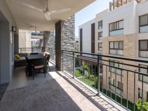 En balkon eller terrasse på شاليه مارينا مراسي العلمين الساحل الشمالي