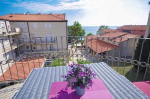 Balkón nebo terasa v ubytování Seaside Apartments Petrovac