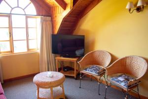 TV a/nebo společenská místnost v ubytování Hotel & Apart Hotel Monte Verde