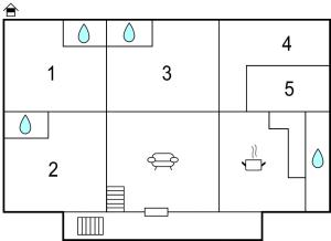 The floor plan of Tenuta Erbanera
