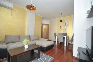 TV a/nebo společenská místnost v ubytování Seaside Apartments Petrovac
