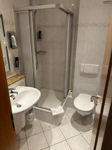 Koupelna v ubytování Aparthotel Zur Linde - by Willms & Schömer eG