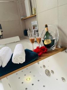 Nápoje v ubytování Maison "Au fil de l'eau"