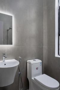 Ένα μπάνιο στο Taibah Guide Apartments
