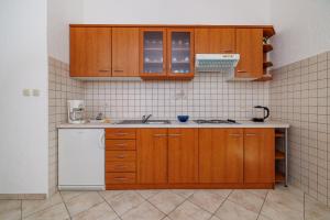 Kuchyň nebo kuchyňský kout v ubytování Apartments Krunoslav